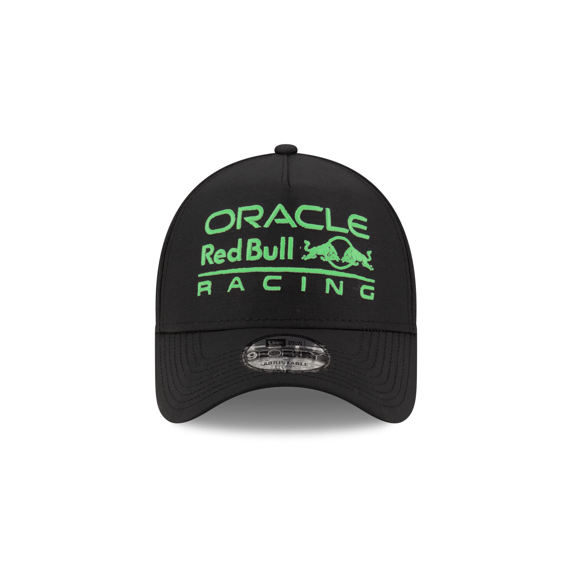 Oracle Red Bull Racing Race Essentials Black 9FORTY A-Frame Snapback Hat - Image 4