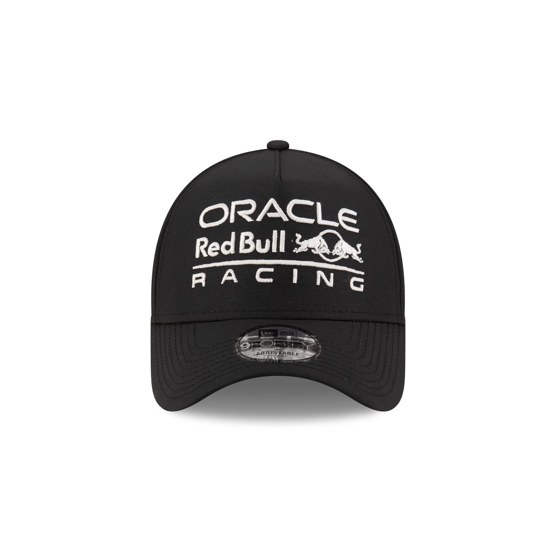 Oracle Red Bull Racing Race Essentials Black 9FORTY A-Frame Snapback Hat - Image 3