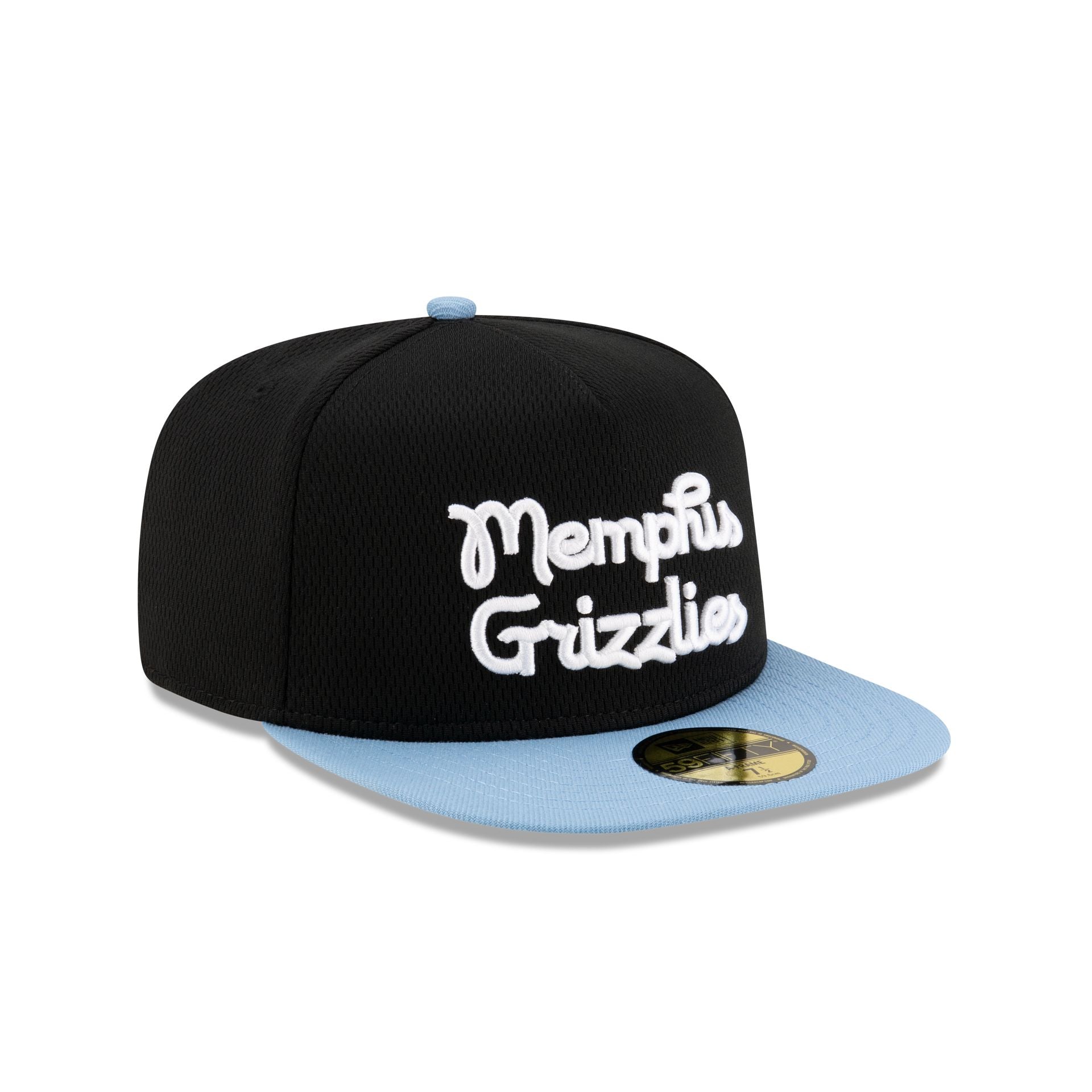 Memphis Grizzlies Dashmark Mesh 59FIFTY A-Frame Fitted Hat - Image 3