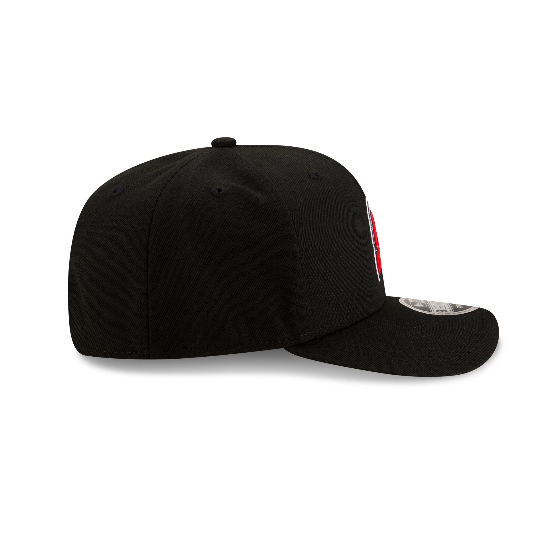 New Jersey Devils Black 9SEVENTY Stretch-Snap Hat - Image 5