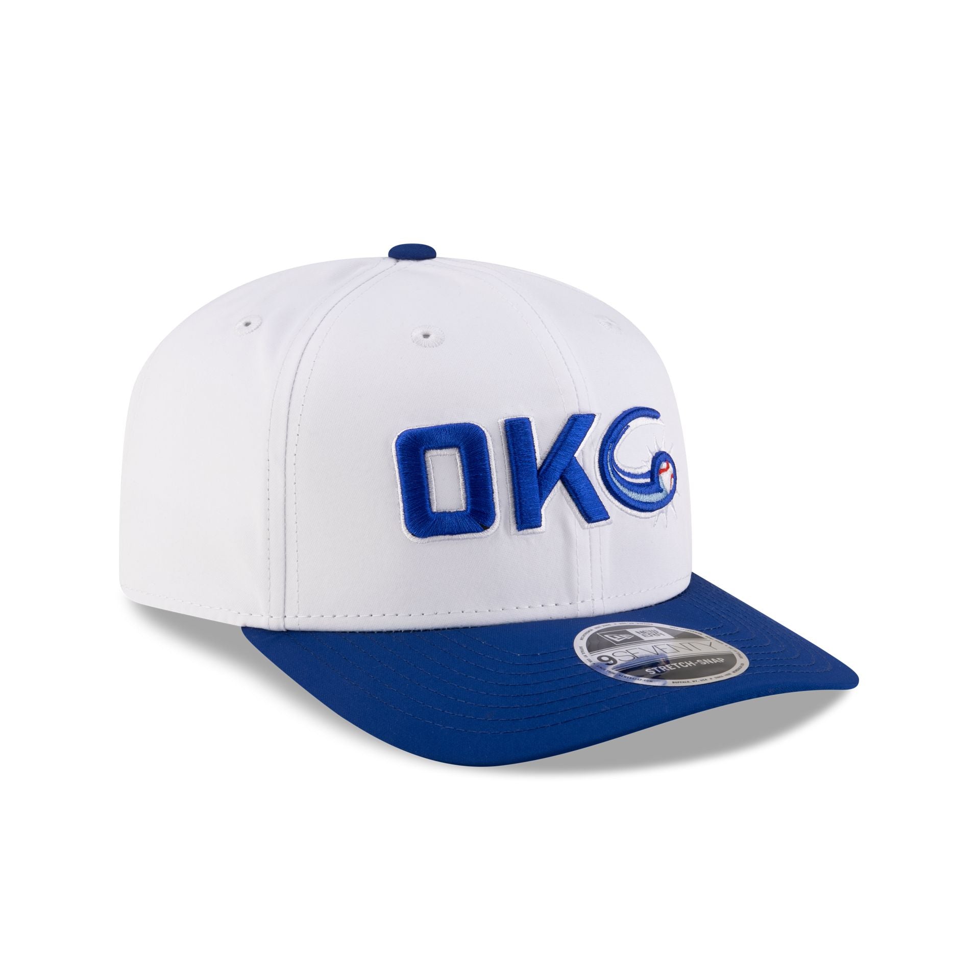 Oklahoma City Comets Optic White 9SEVENTY Stretch-Snap Hat - Image 3