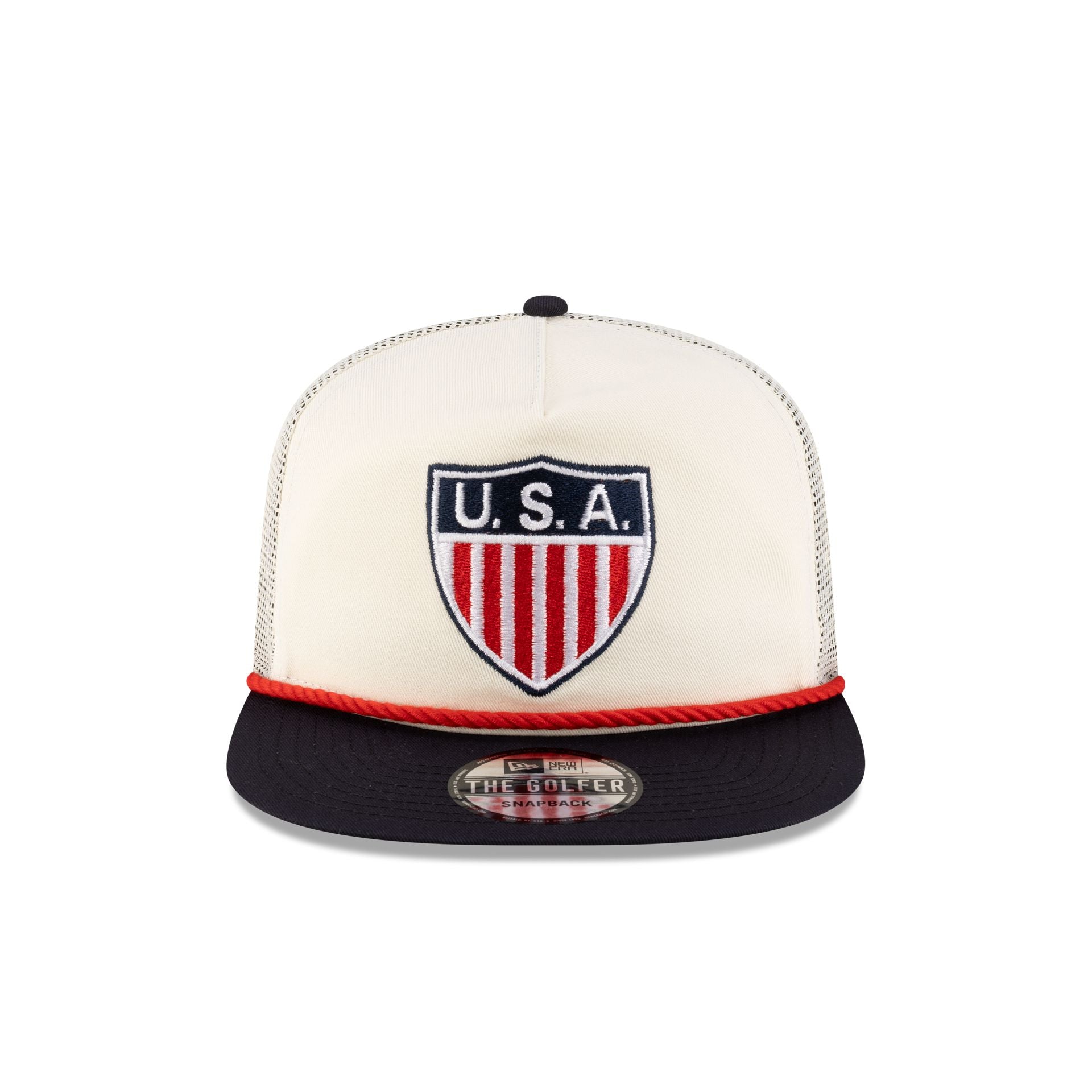 U.S. Soccer Retro 1950 Golfer Trucker Hat - Image 2