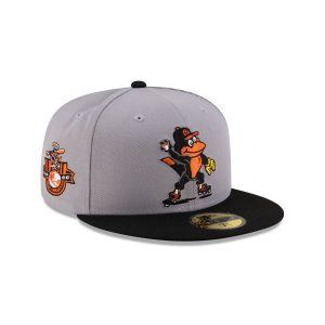 Baltimore Orioles Mascot Gray 59FIFTY Fitted Hat