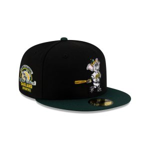 Athletics Mascot Black 59FIFTY Fitted Hat