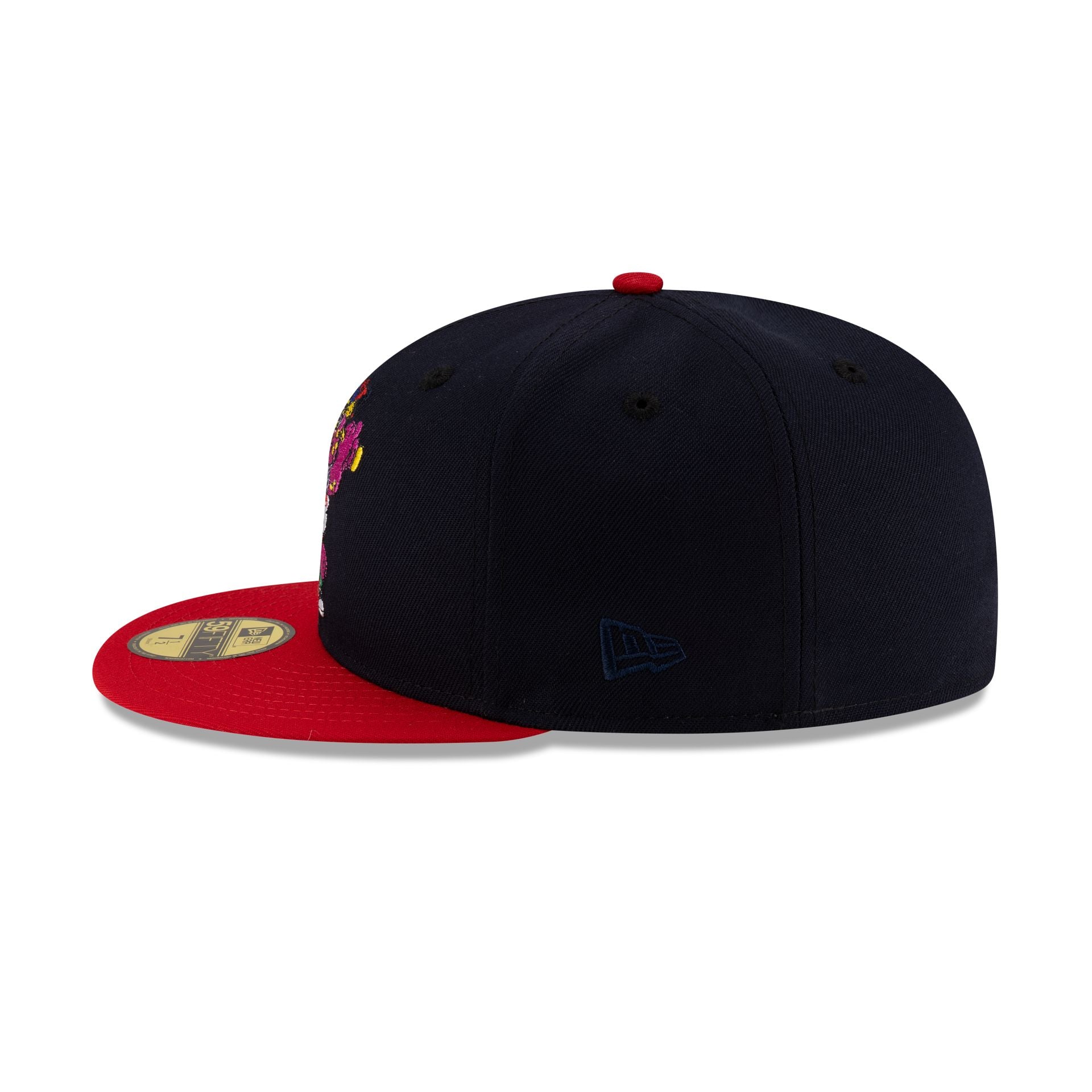 Cleveland Guardians Mascot Navy 59FIFTY Fitted Hat - Image 5