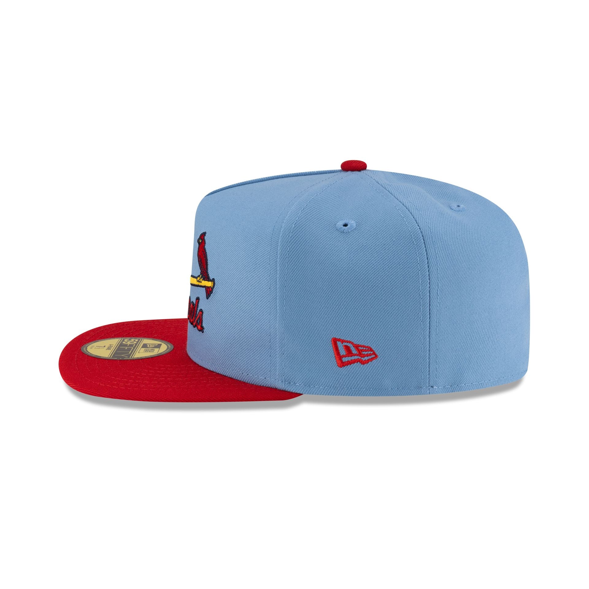 Just Caps Sky Blue St. Louis Cardinals 59FIFTY A-Frame Fitted Hat - Image 5