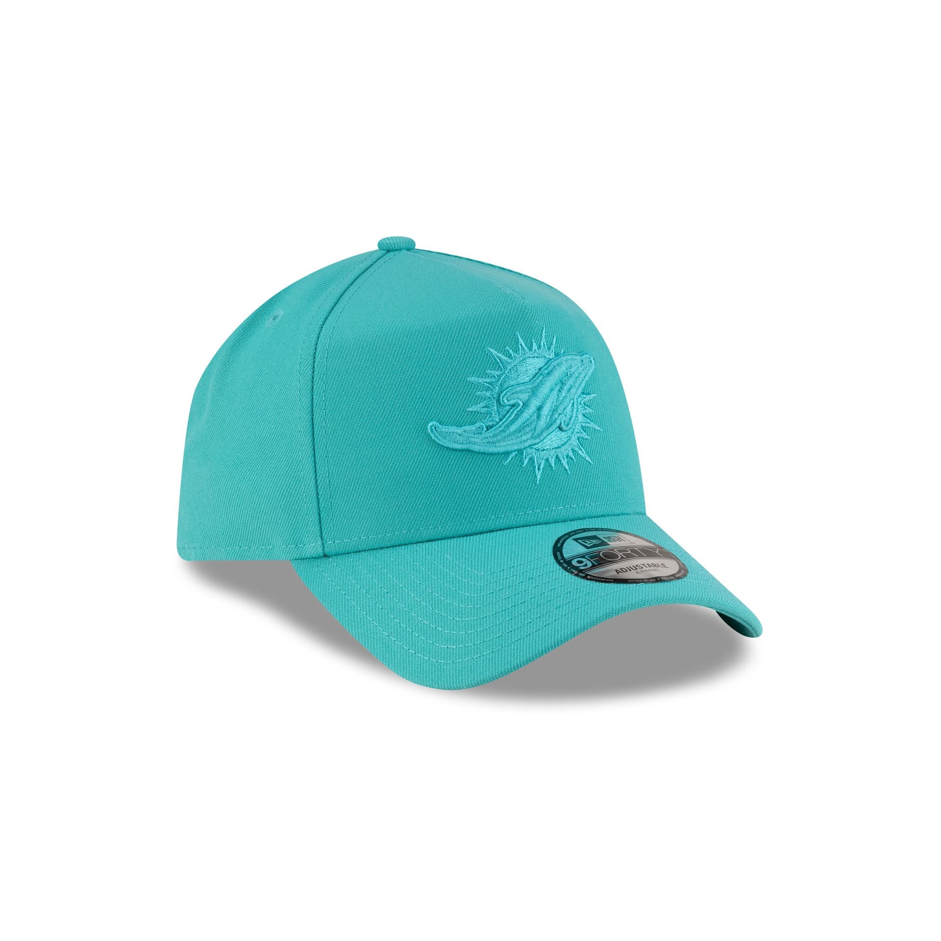 Miami Dolphins Teal 9FORTY A-Frame Snapback Hat - Image 3