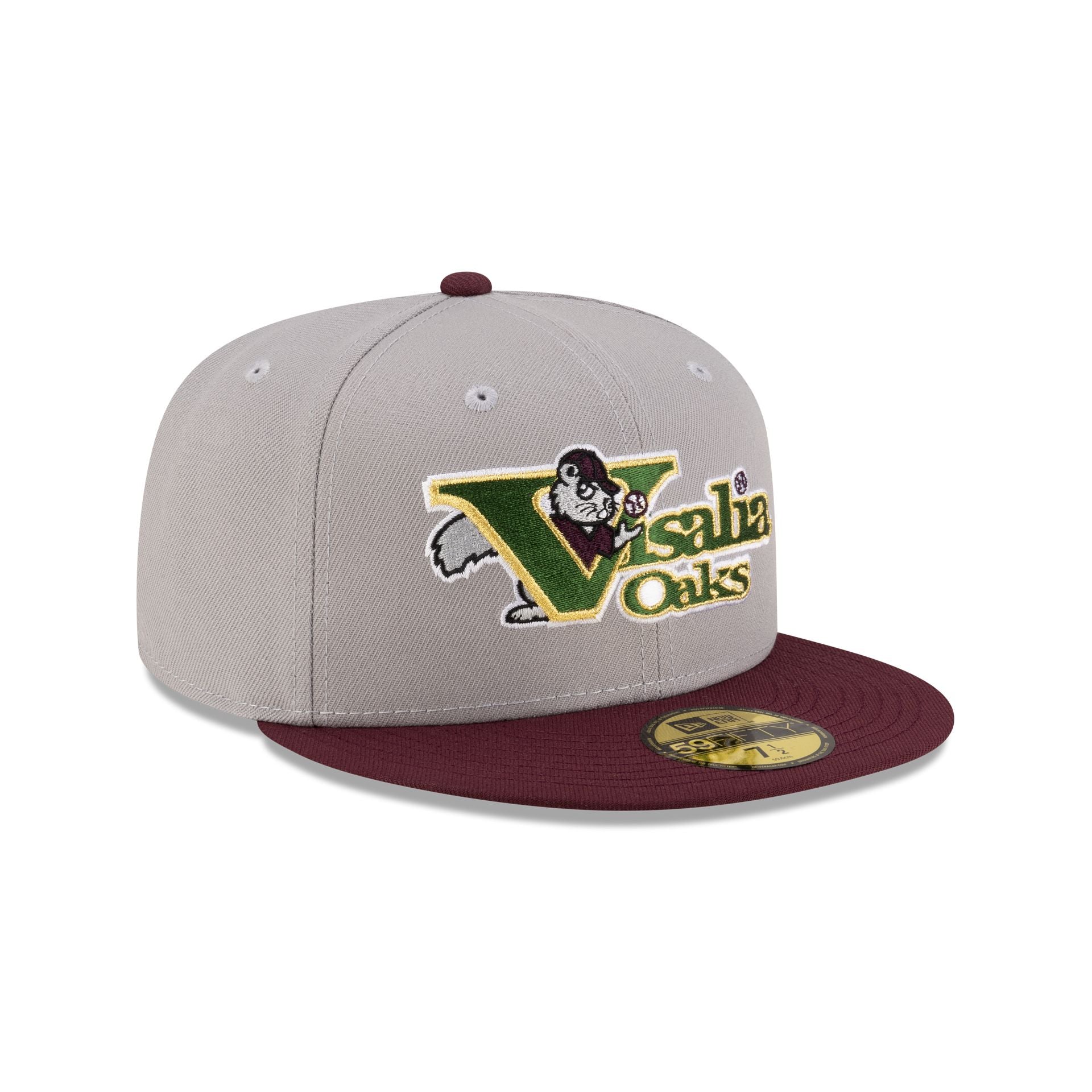 Just Caps Hometown Visalia Oaks 59FIFTY Fitted Hat - Image 3