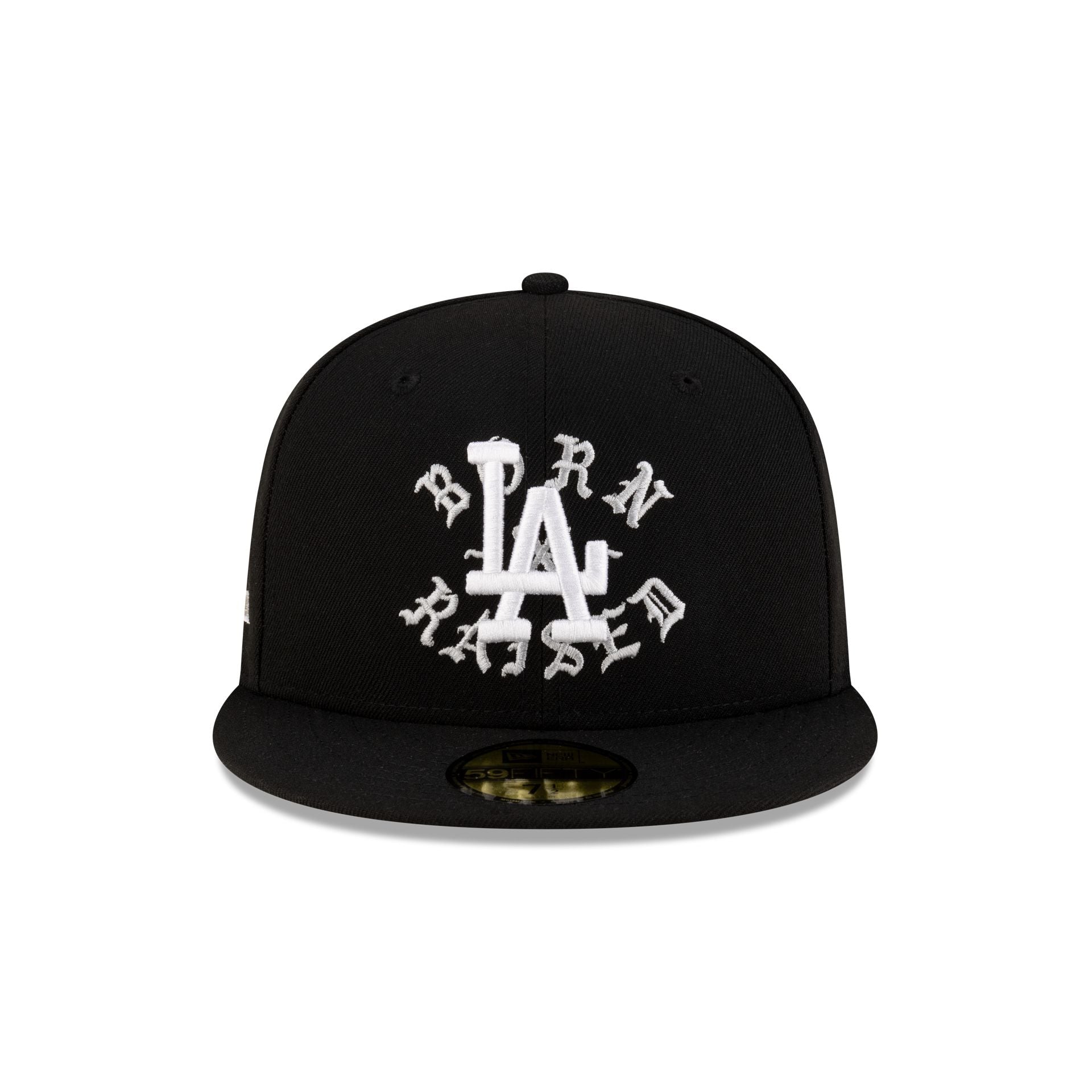 Born x Raised x Los Angeles Dodgers World Series Champions Black 59FIFTY Fitted Hat - Image 2