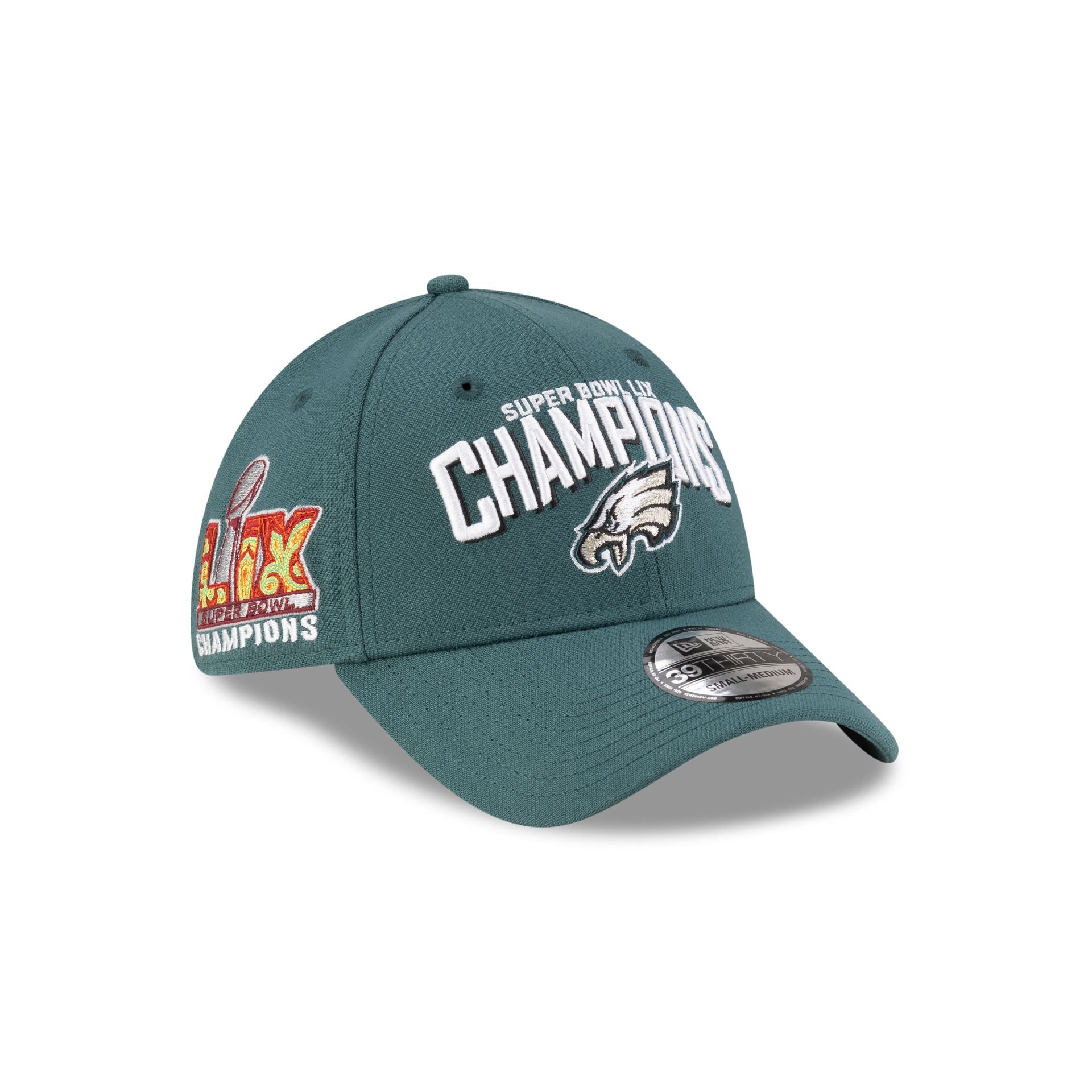 Philadelphia Eagles Super Bowl LIX Champions 39THIRTY Stretch Fit Hat