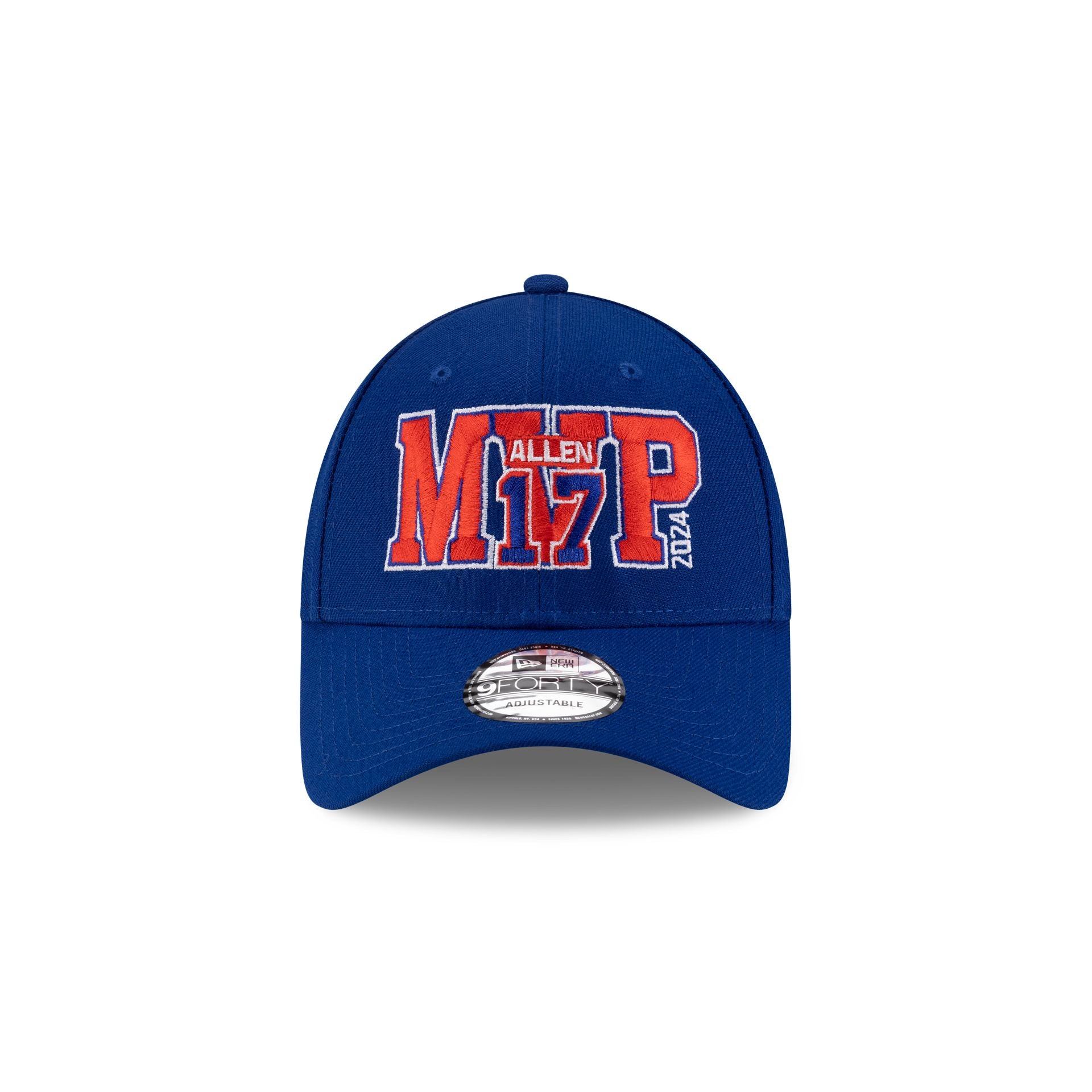 Buffalo Bills Josh Allen MVP Royal Blue 9FORTY Adjustable Hat - Image 2