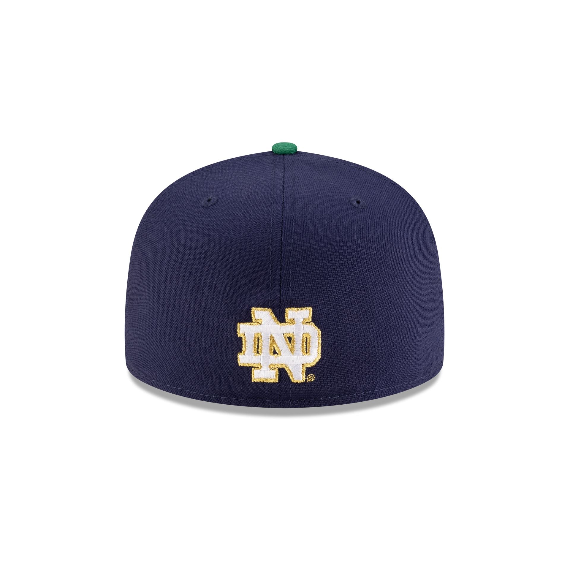 Notre Dame Fighting Irish Navy Kelly Green 59FIFTY Fitted Hat - Image 6