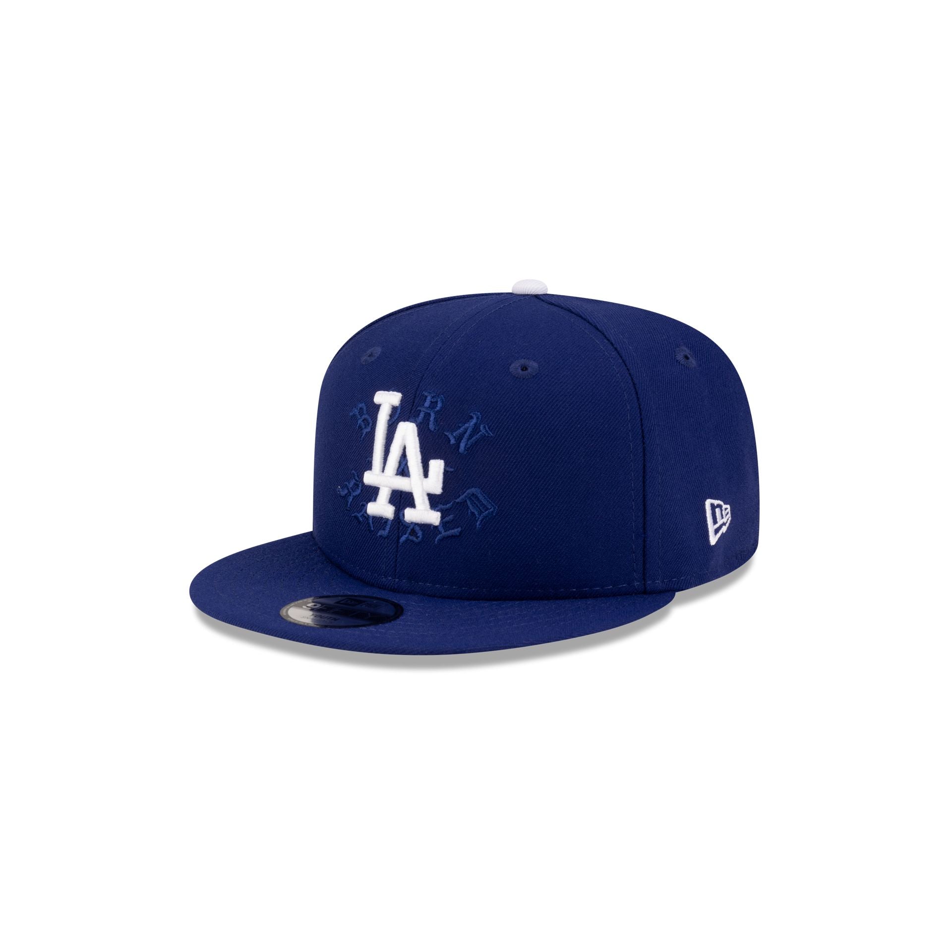 Born x Raised x Los Angeles Dodgers World Series Champions Kids 9FIFTY Snapback Hat - Image 3