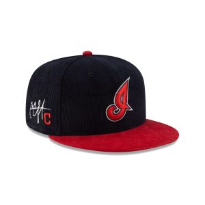 Just Caps Player Corduroy Cleveland Guardians CC Sabathia 59FIFTY Fitted Hat