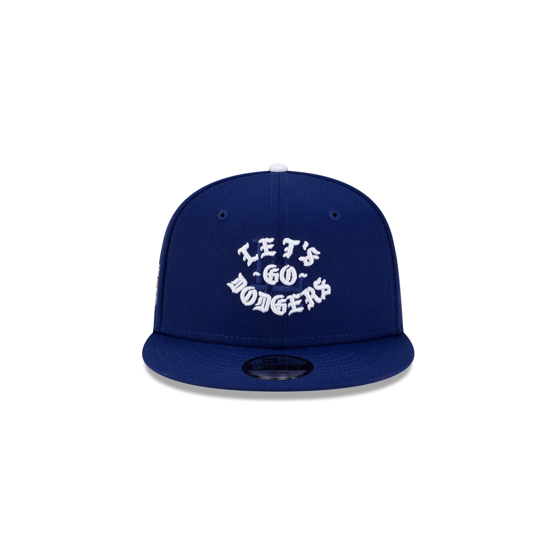 Born x Raised x Los Angeles Dodgers Let's Go World Series Kids 9FIFTY Snapback Hat - Image 2