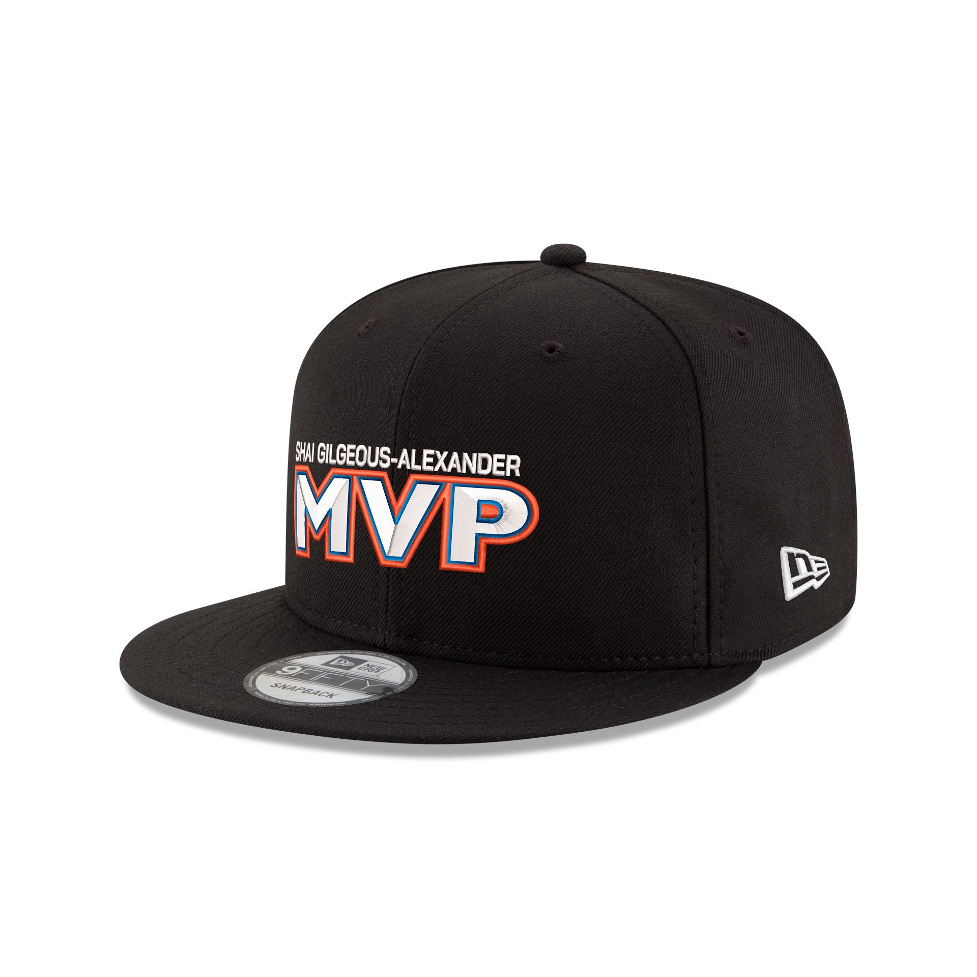 Oklahoma City Thunder Shai Gilgeous-Alexander 2025 MVP Wordmark 9FIFTY Snapback Hat