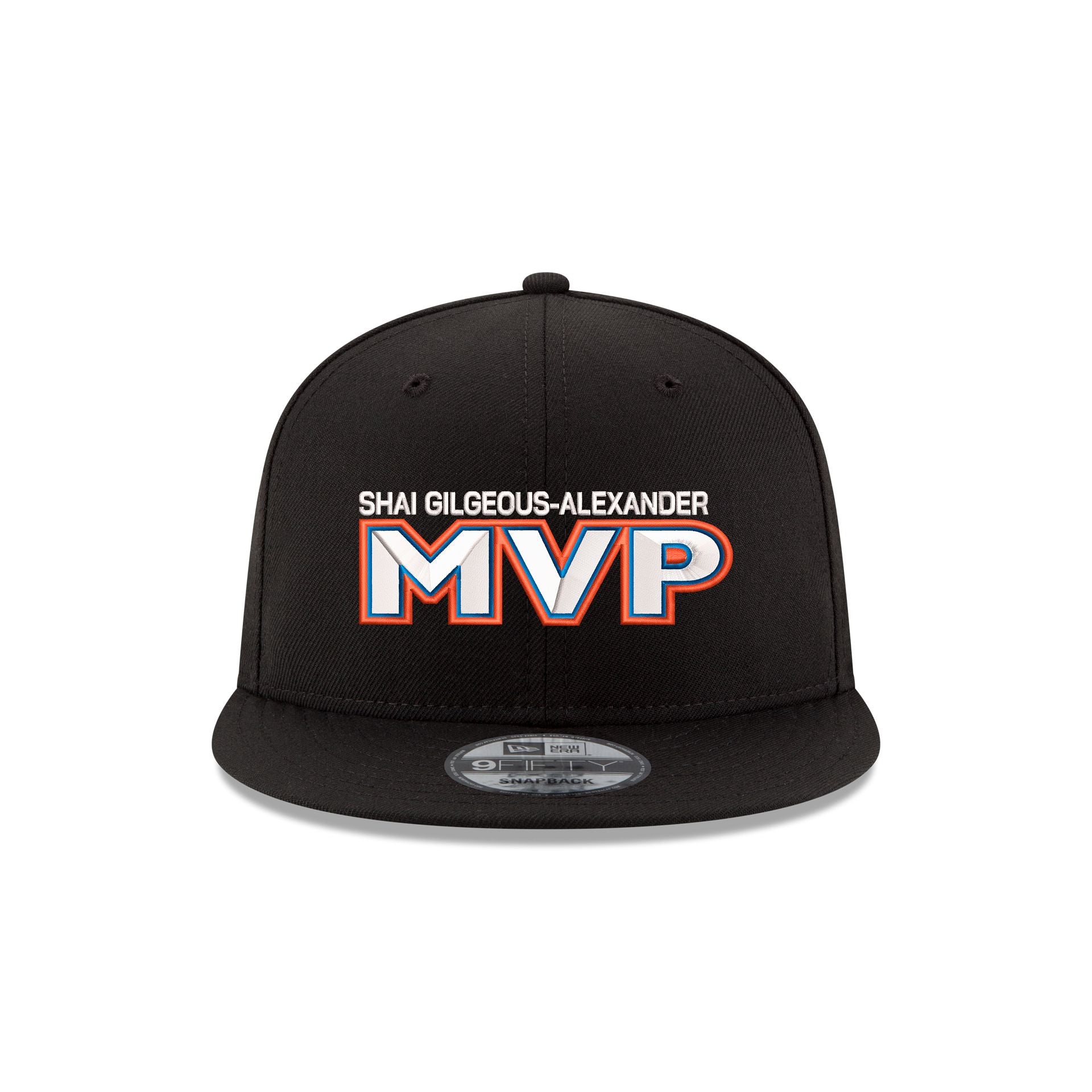 Oklahoma City Thunder Shai Gilgeous-Alexander 2025 MVP Wordmark 9FIFTY Snapback Hat - Image 2