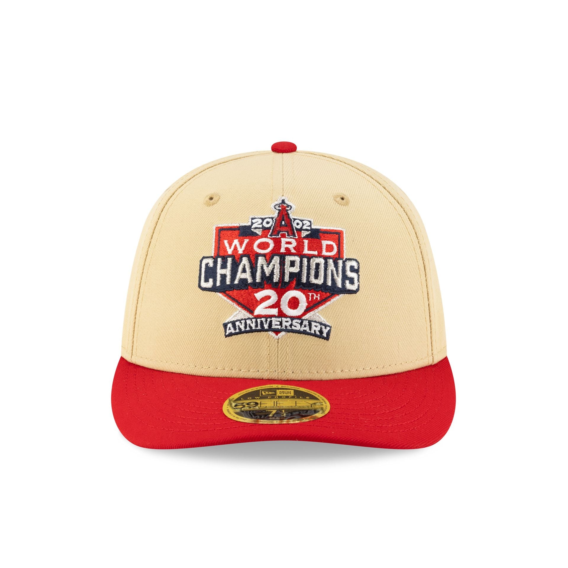 Los Angeles Angels World Series Low Profile 59FIFTY Fitted Hat - Image 2