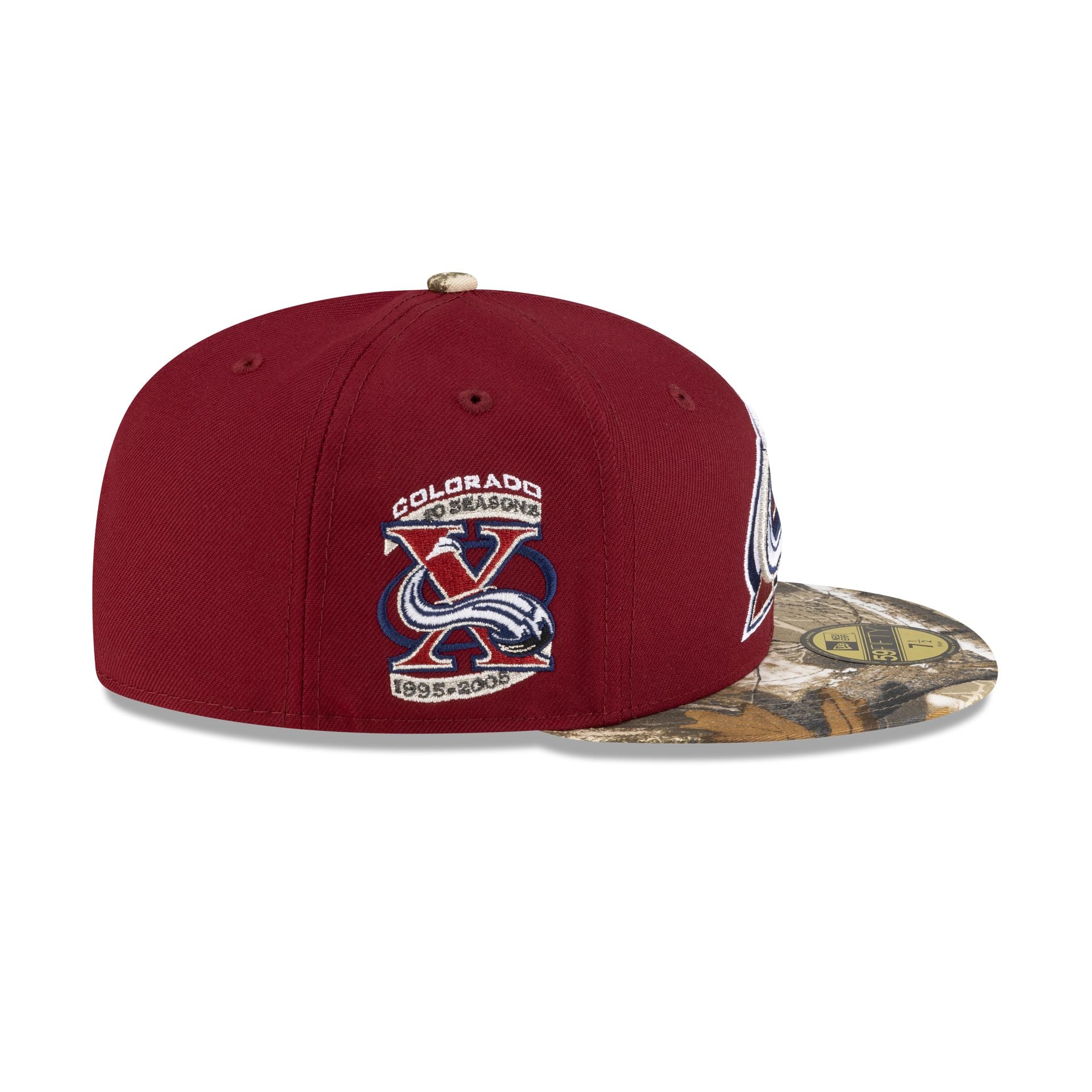 Colorado Avalanche Realtree Visor 59FIFTY Fitted Hat - Image 4