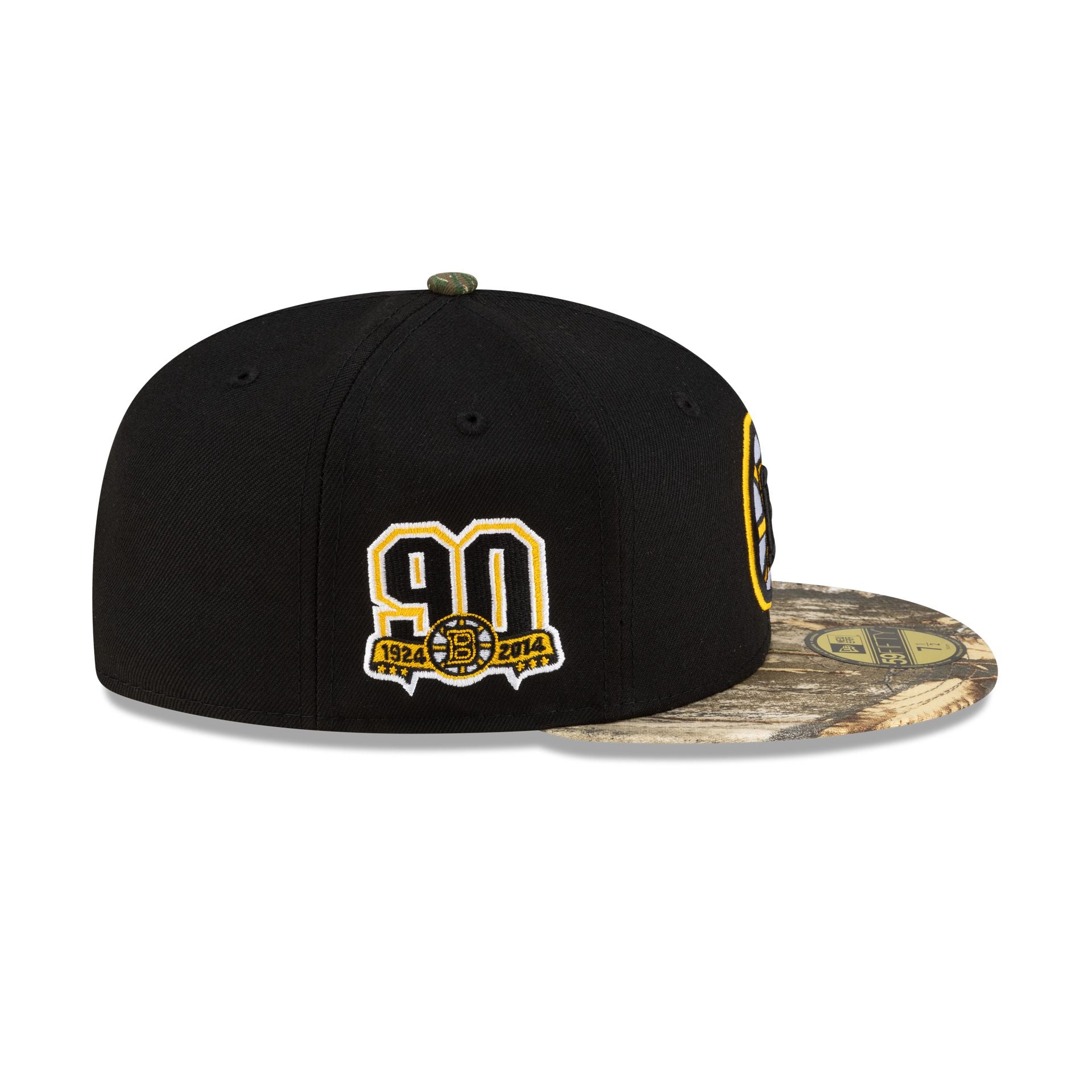 Boston Bruins Realtree Visor 59FIFTY Fitted Hat - Image 4