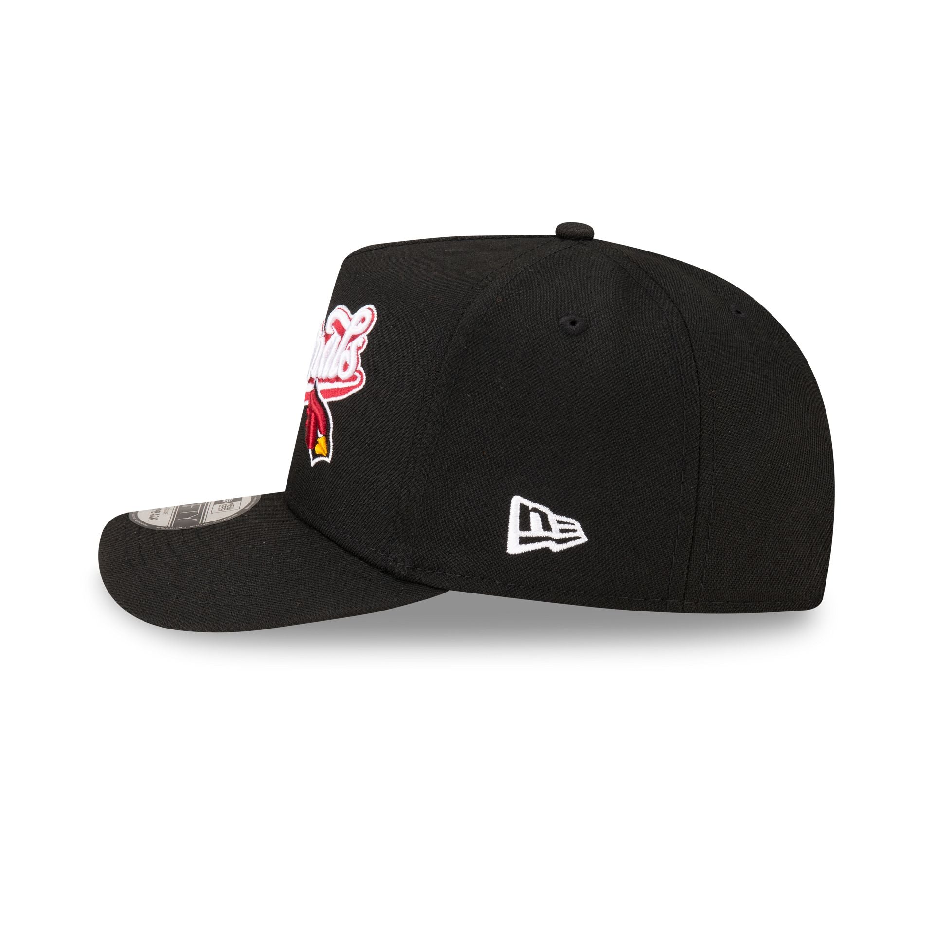 Born x Raised x Arizona Cardinals Script Black 9FIFTY A-Frame Snapback Hat - Image 4
