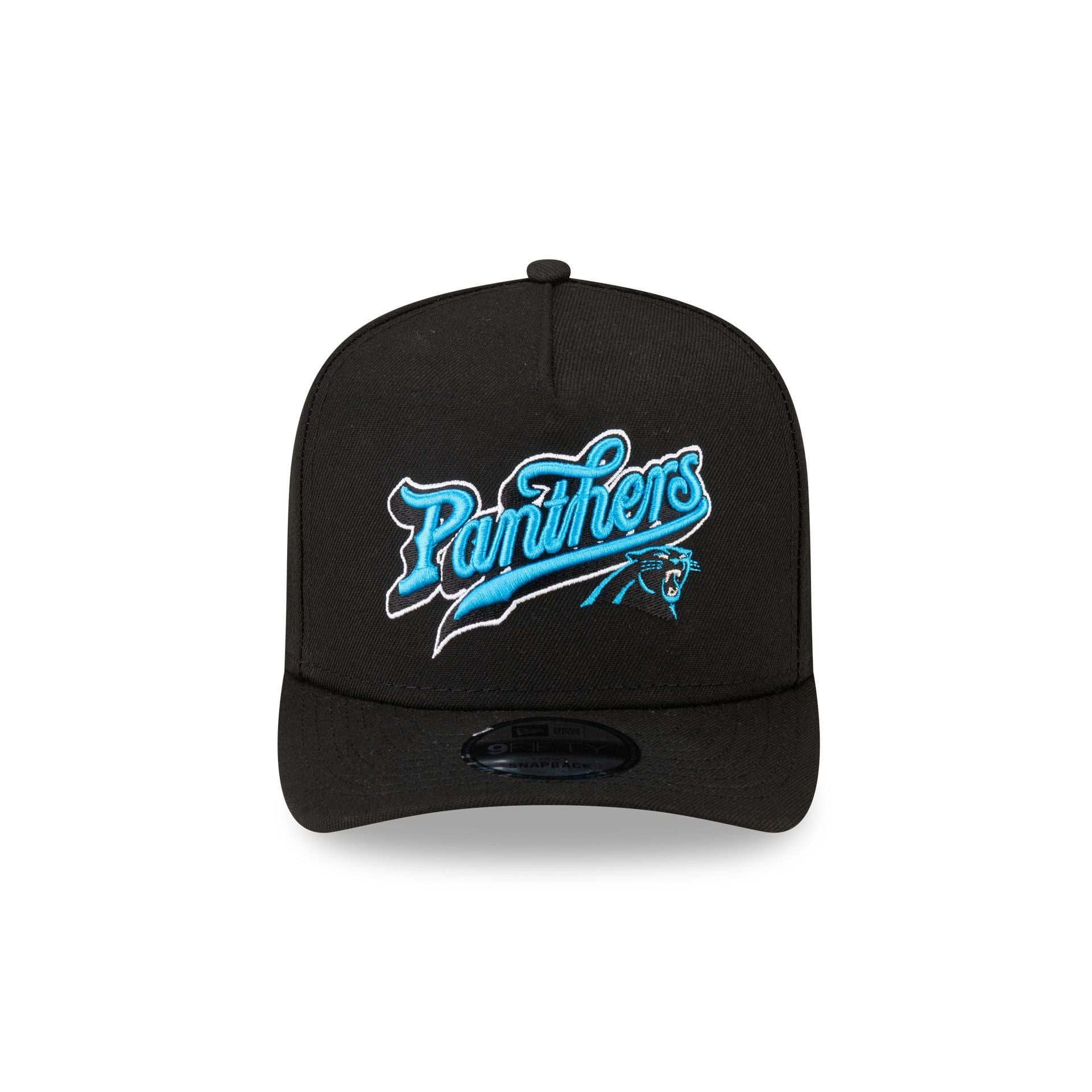 Born x Raised x Carolina Panthers Script Black 9FIFTY A-Frame Snapback Hat - Image 2