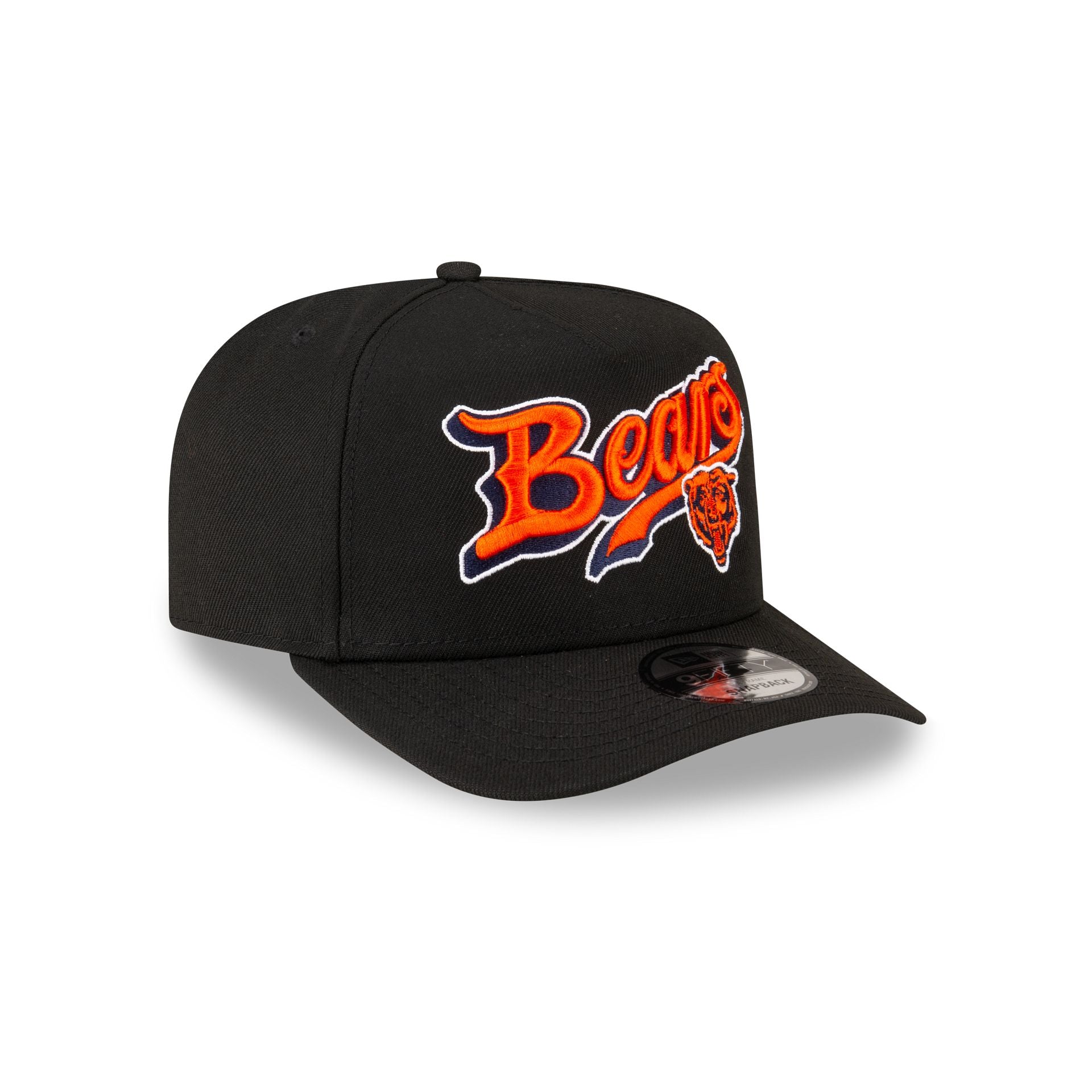 Born x Raised x Chicago Bears Script Black 9FIFTY A-Frame Snapback Hat - Image 3