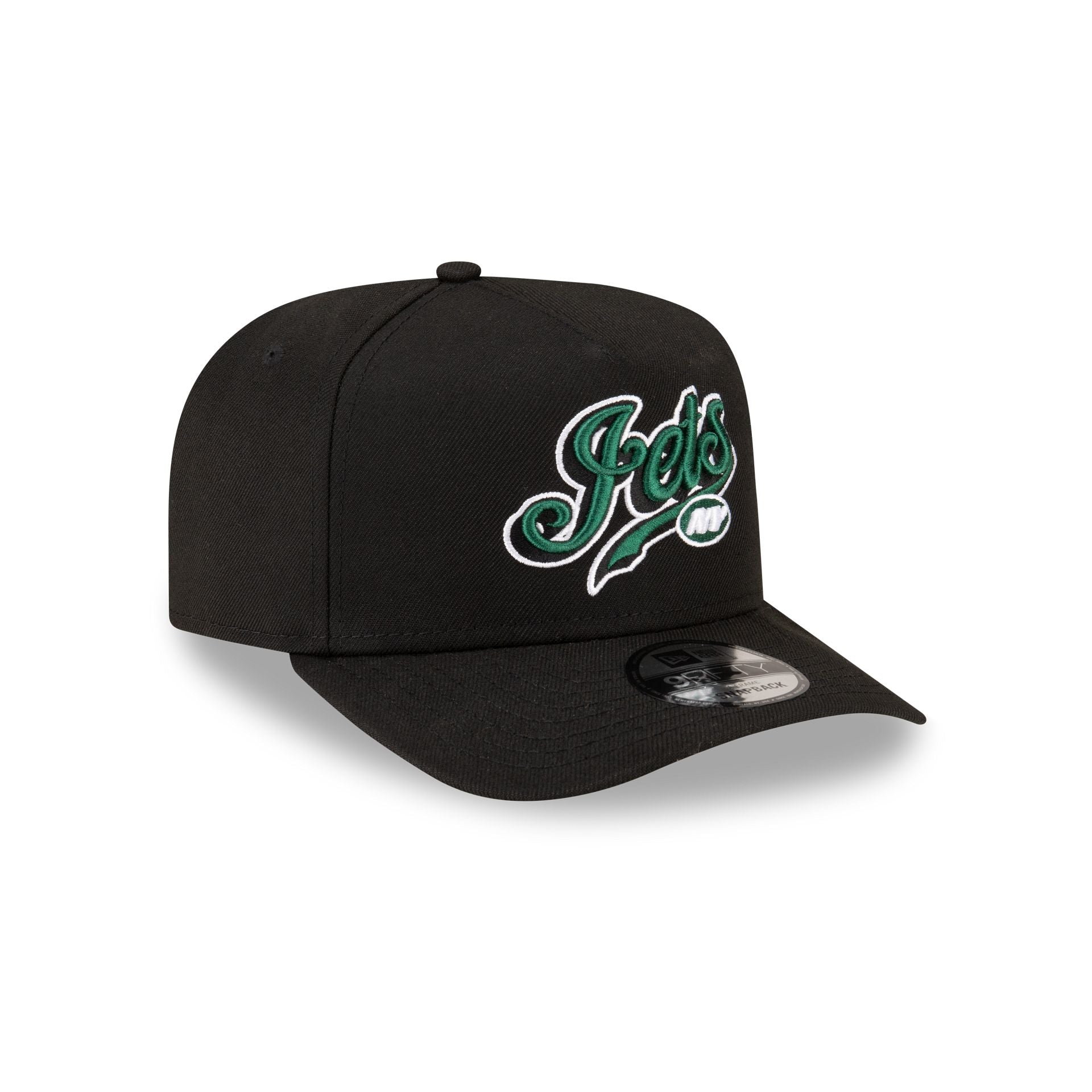 Born x Raised x New York Jets Script Black 9FIFTY A-Frame Snapback Hat - Image 3