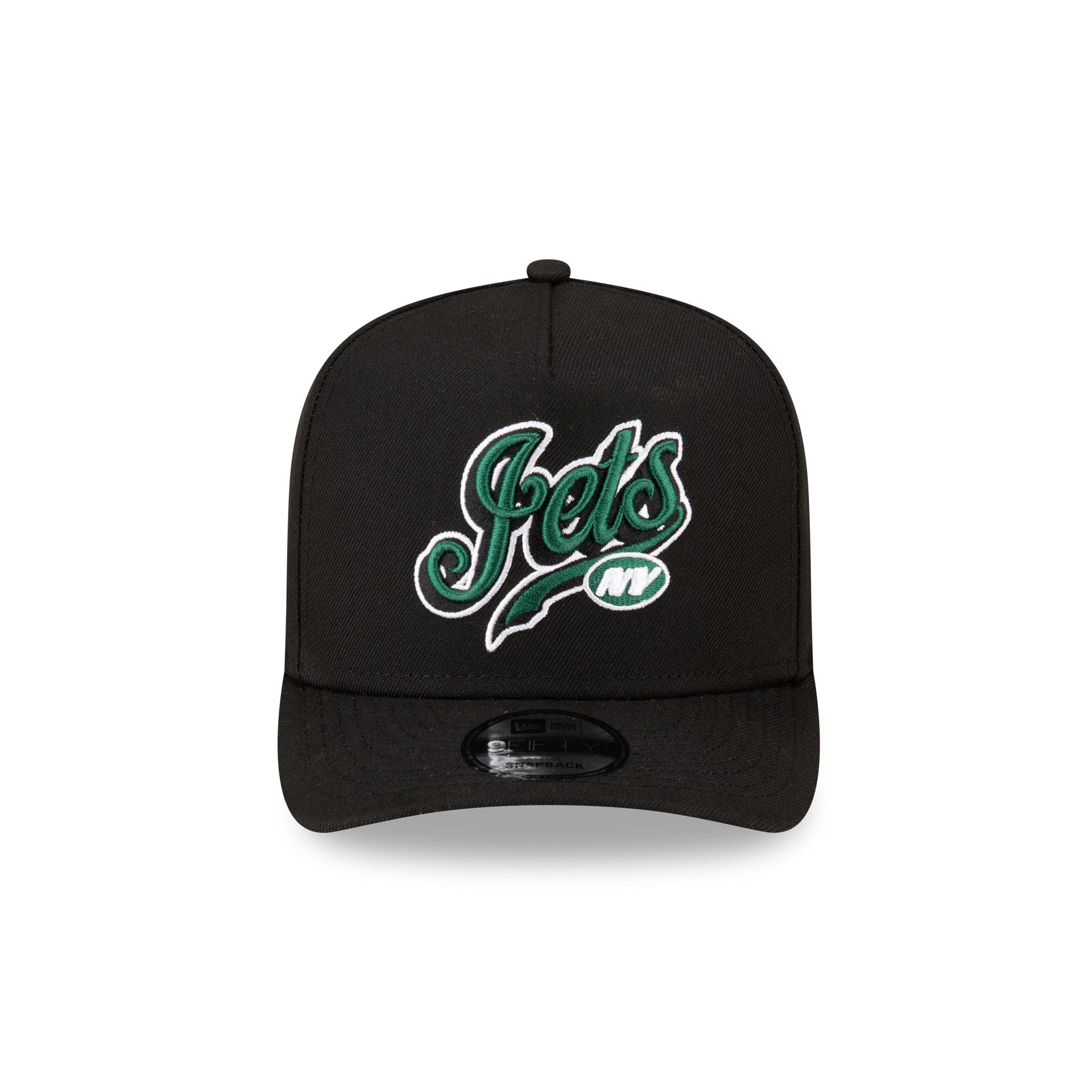 Born x Raised x New York Jets Script Black 9FIFTY A-Frame Snapback Hat - Image 2