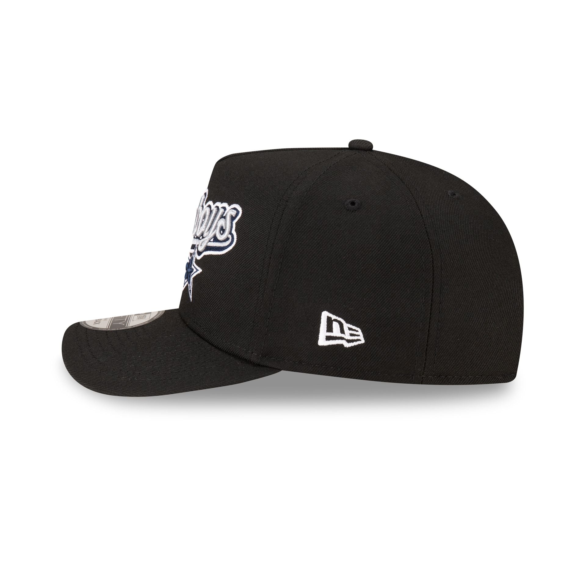Born x Raised x Dallas Cowboys Script Black 9FIFTY A-Frame Snapback Hat - Image 4