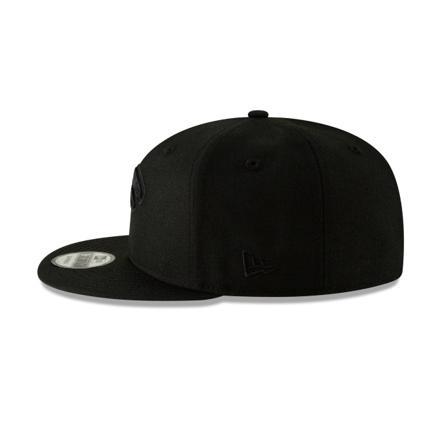Atlanta Falcons Black On Black 9FIFTY Snapback Hat - Image 9