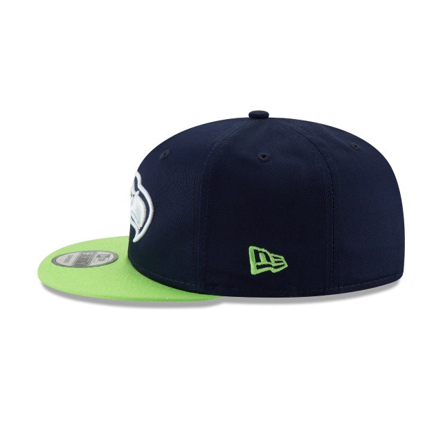 Seattle Seahawks Two Tone 9FIFTY Snapback Hat - Image 5