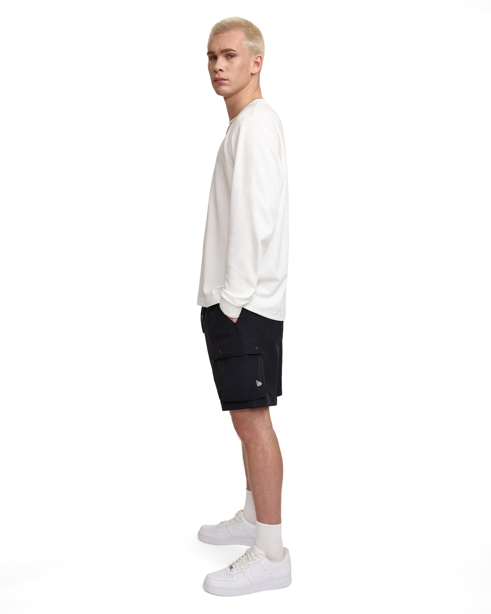New Era Cap Black Outdoor Shorts - Image 8