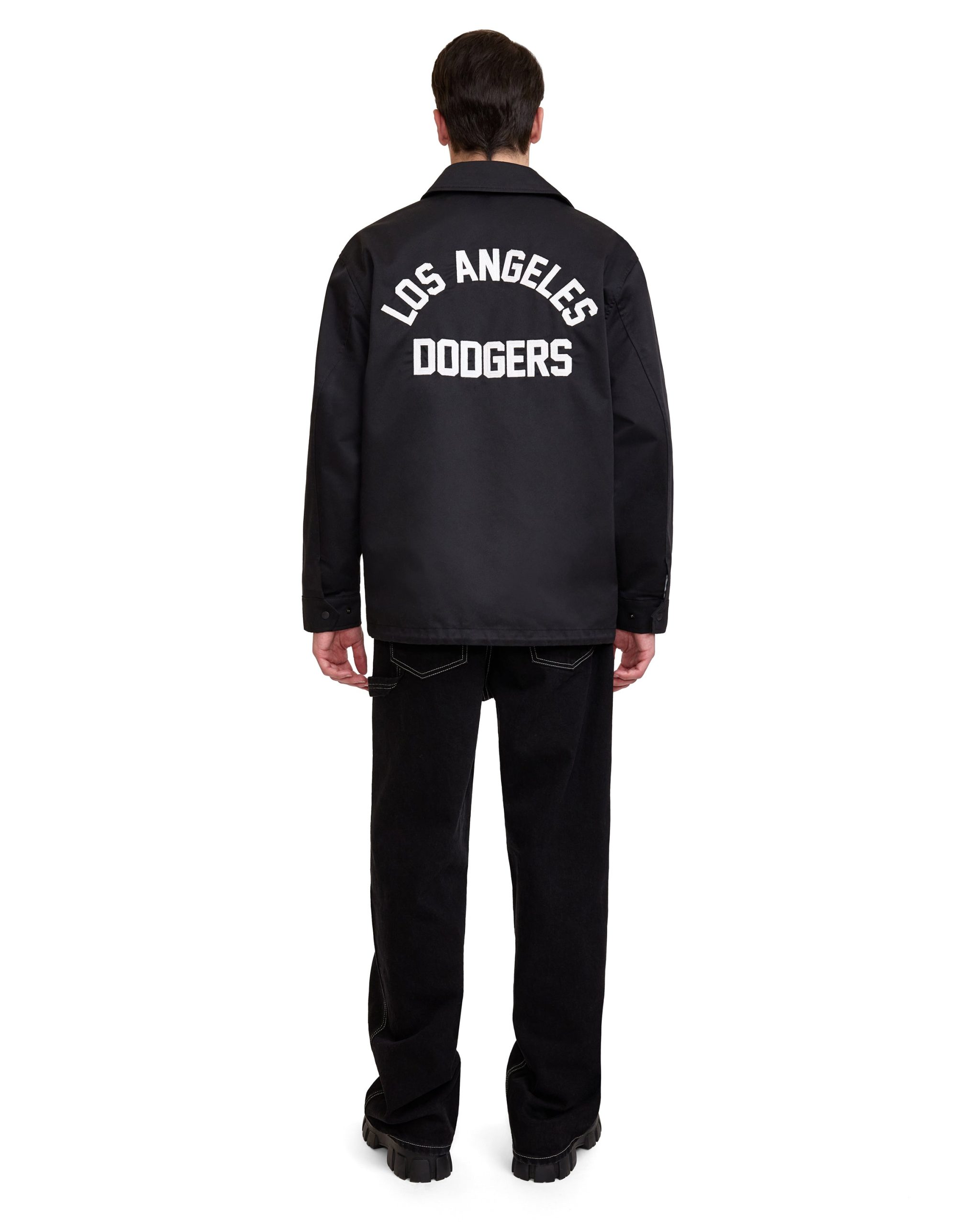 Los Angeles Dodgers Black Coach Jacket - Image 9
