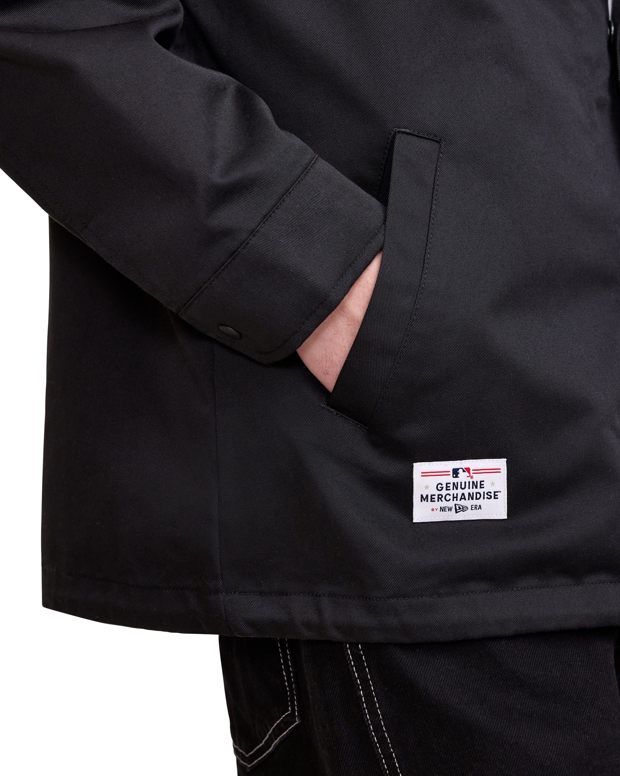 Los Angeles Dodgers Black Coach Jacket - Image 6