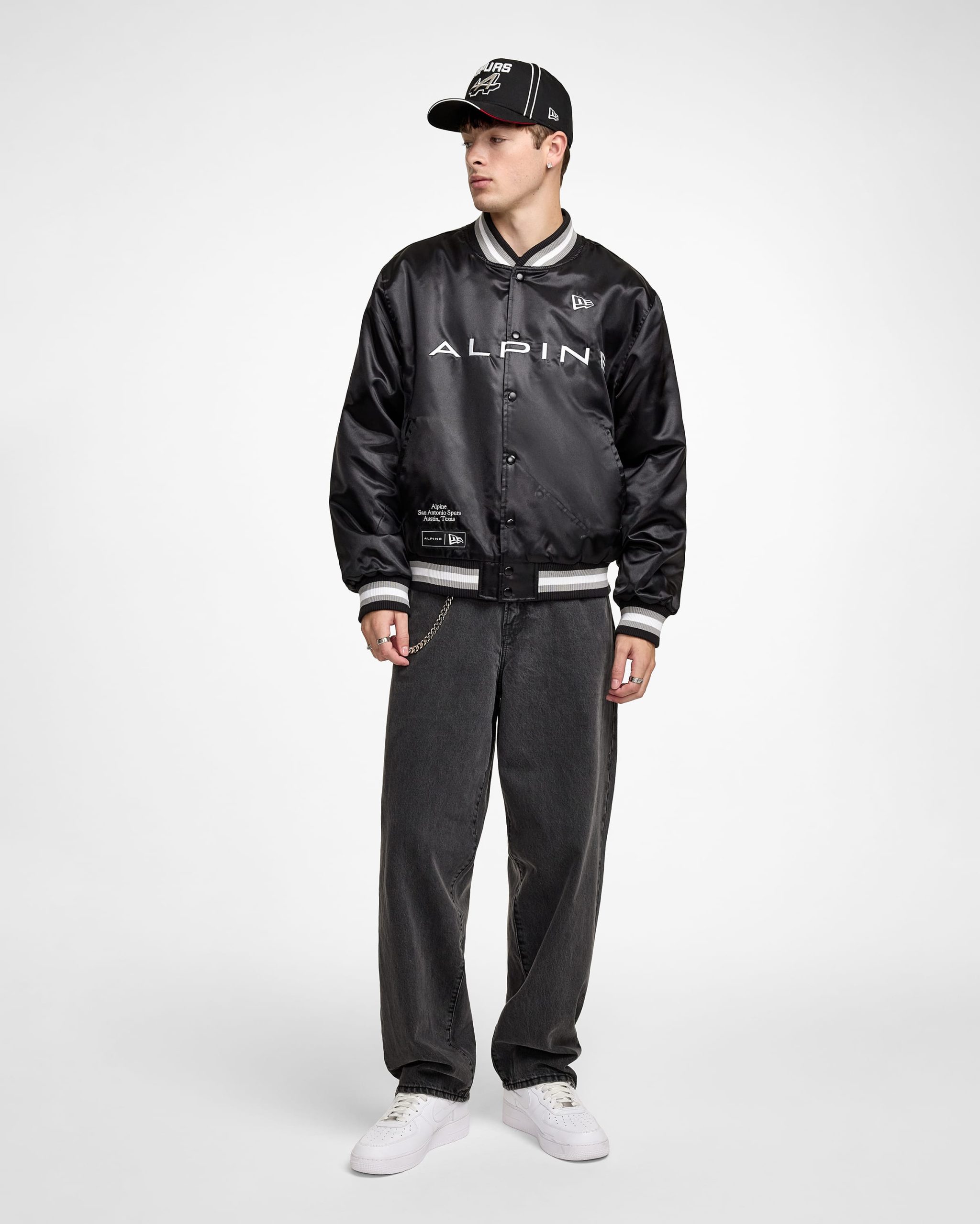 BWT Alpine F1 Team x San Antonio Spurs Bomber Jacket - Image 6