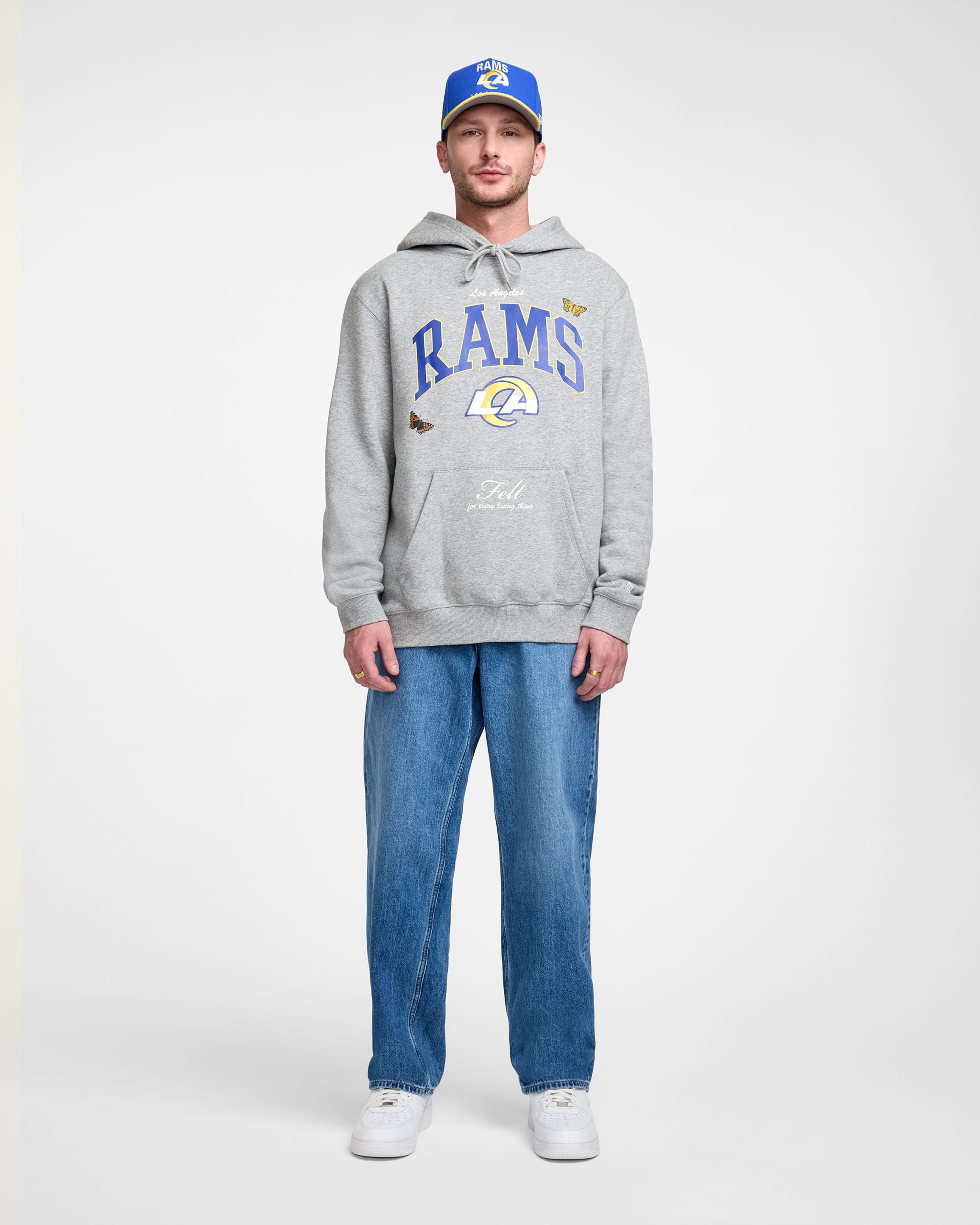 FELT x New York Giants Gray Hoodie - Image 5