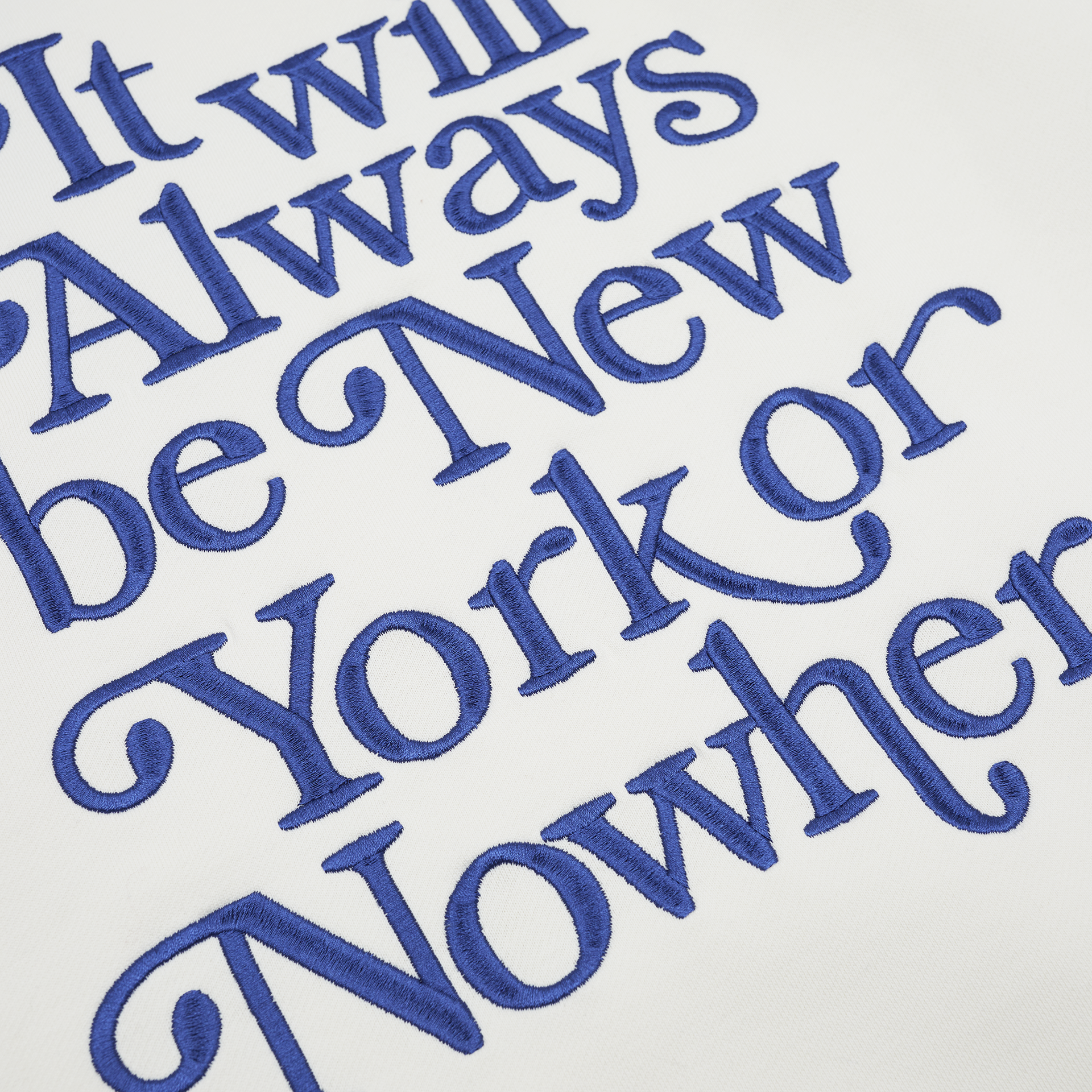 New York or Nowhere x New York Mets Chrome White Motto Hoodie - Image 4