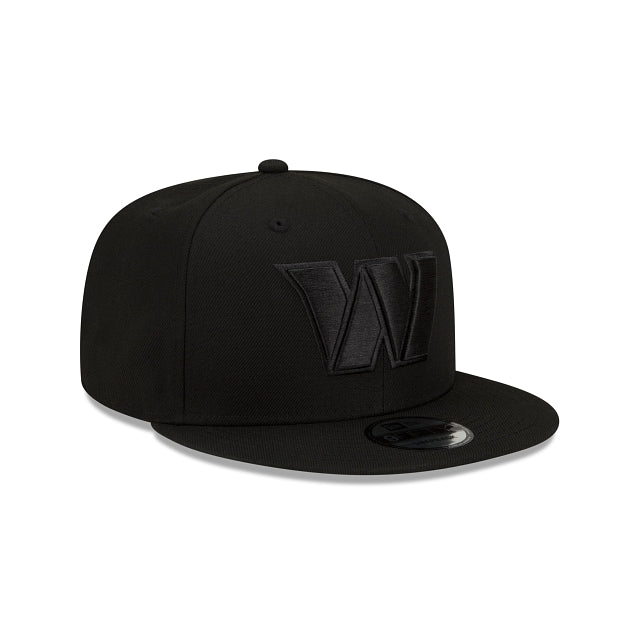 Washington Commanders Black On Black 9FIFTY Snapback Hat - Image 3