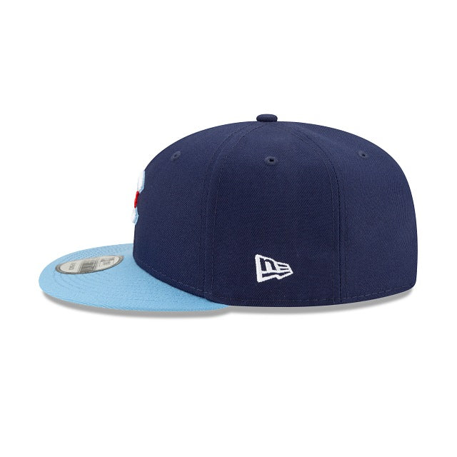 Chicago Cubs City Connect 9FIFTY Snapback Hat - Image 4